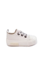 Dětské kožené tenisky BIG STAR model 21594822 Bílé - Big Star Shoes Dětské kožené tenisky BIG STAR model 21594822 Bílé - Big Star Shoes
