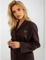 Dámský kabát LK PL  tmavě hnědá  model 18171336 - FPrice