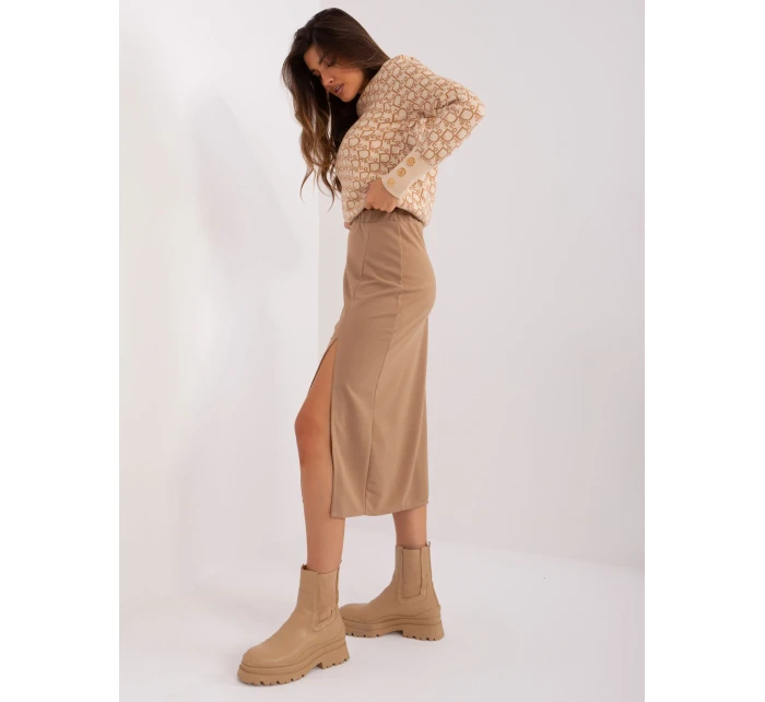 Sukně LK SD 509445.72P velbloud