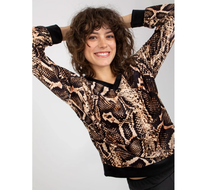 Dámský komplet RP KMPLčerný a béžový