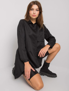 Černá asymetrická dámská košile