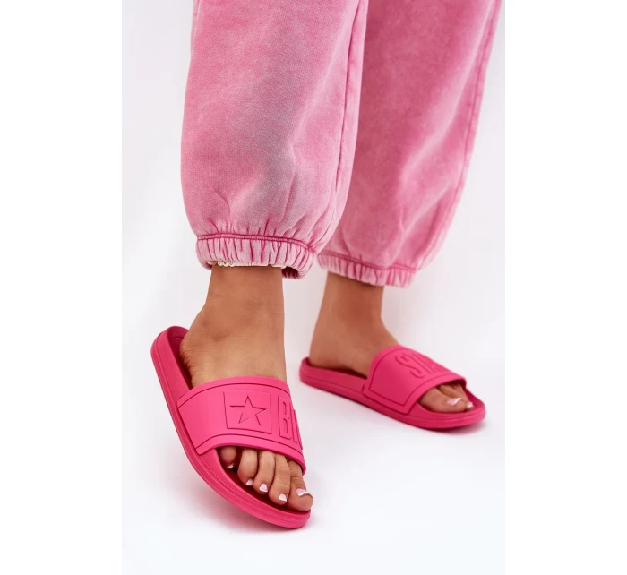 Dámské módní pantofle Big Star růžové Dámské módní pantofle Big Star růžové