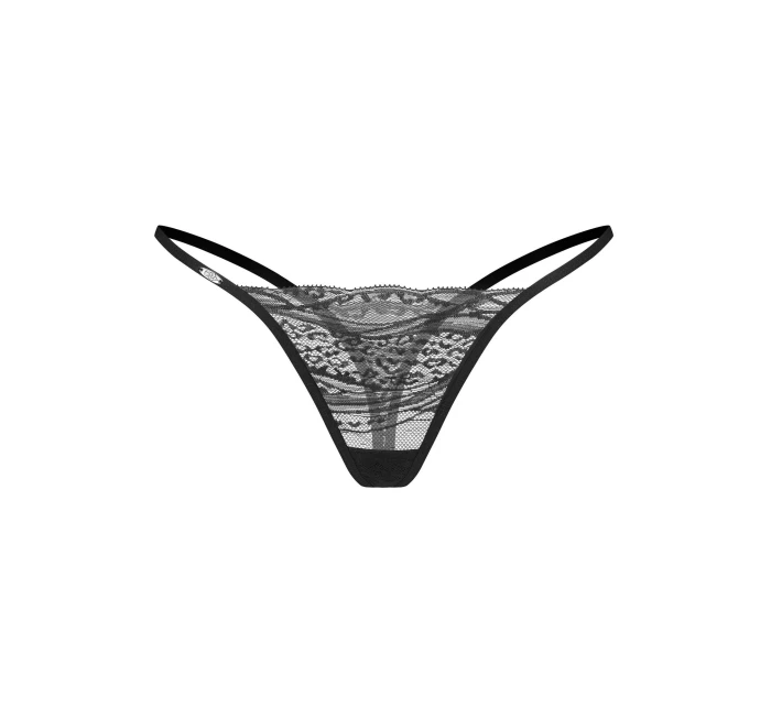 Dámská sexy tanga Clara 2-Pack černé - Obsessive