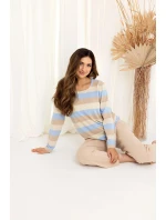 Dámské pyžamo model 21281060 long/r 2XL Z25/26 - Regina