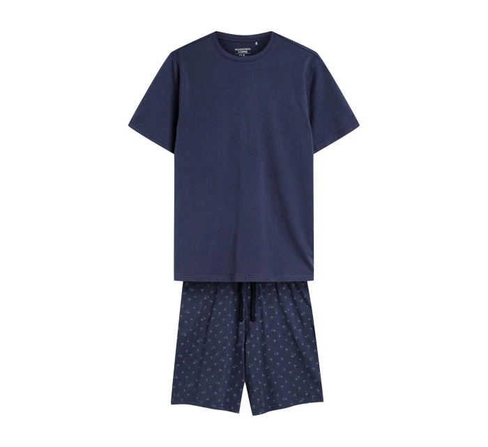 Pánské pyžamo 42601 Shore light blue - HENDERSON