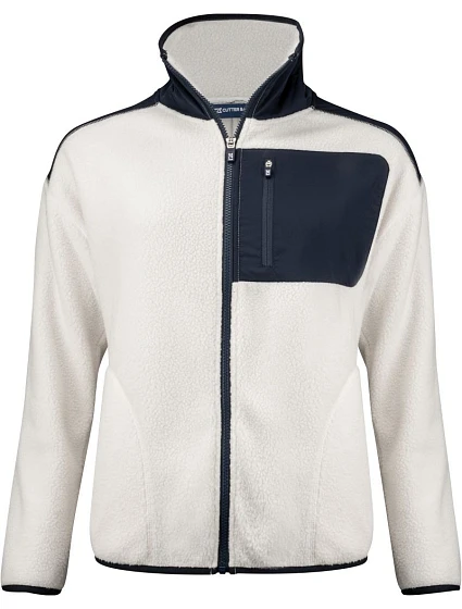 Cutter & Buck Cascade Sherpa Women Dámská fleecová bunda Sherpa 68.1471 shell white Cutter & Buck Cascade Sherpa Women Dámská fleecová bunda Sherpa 68.1471 shell white