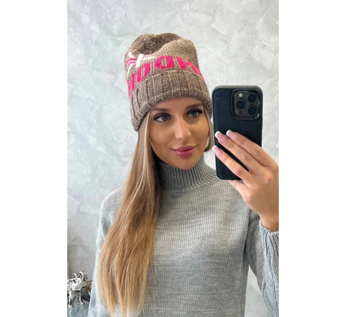 Dámská čepice London K385 mocca Dámská čepice London K385 mocca