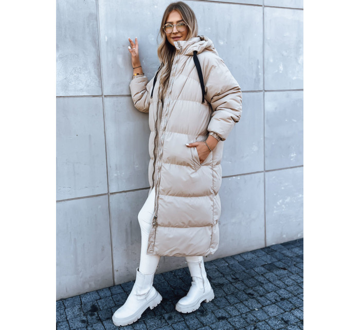 COZYSEASON dámská zimní bunda béžová Dstreet TY3901