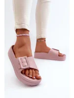 Dámské pěnové pantofle Big Star na platformě - růžová Dámské pěnové pantofle Big Star na platformě - růžová