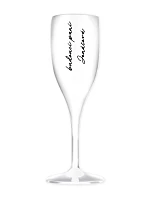 Personalizovaná nerozbitná prosecco sklenice - budoucí paní