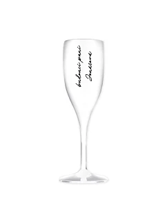 Personalizovaná nerozbitná prosecco sklenice - budoucí paní