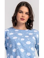 Dámské pyžamo dlouhé Obláček Dámské pyžamo dlouhé Obláček