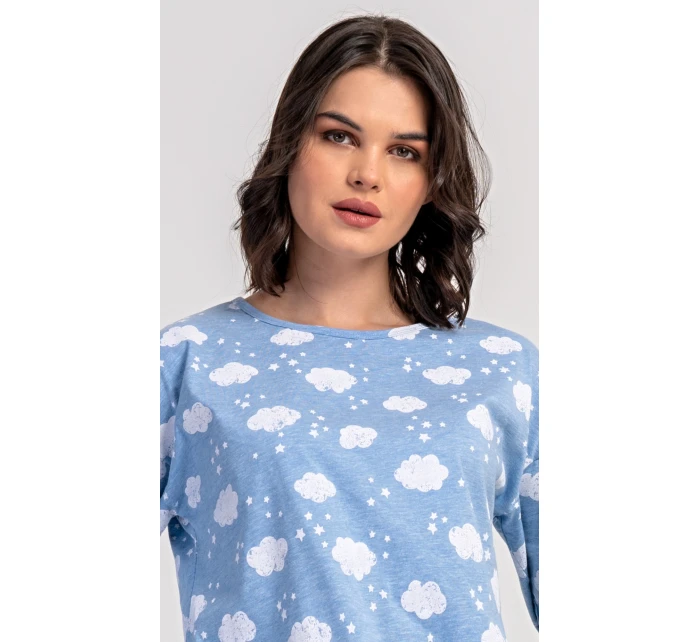 Dámské pyžamo dlouhé Obláček Dámské pyžamo dlouhé Obláček