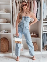 Dámský džínový overal s korzetem GORSSANKA modrý FashionStreet EY2587