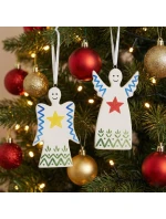 SADA DVOU DIY andělských přívěsků 5x0,5x10,5 cm