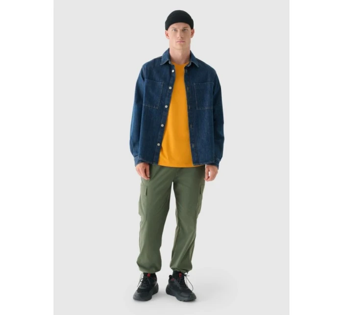 Pánské tričko oversize s potiskem 4F 4FRAW24TTSHM2578-70S