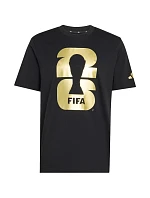 Pánské tričko adidas FIFA World Cup 26 Official Emblem černé KB3704 pánské