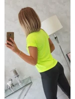 Limitovaná edice halenky žlutá neonová