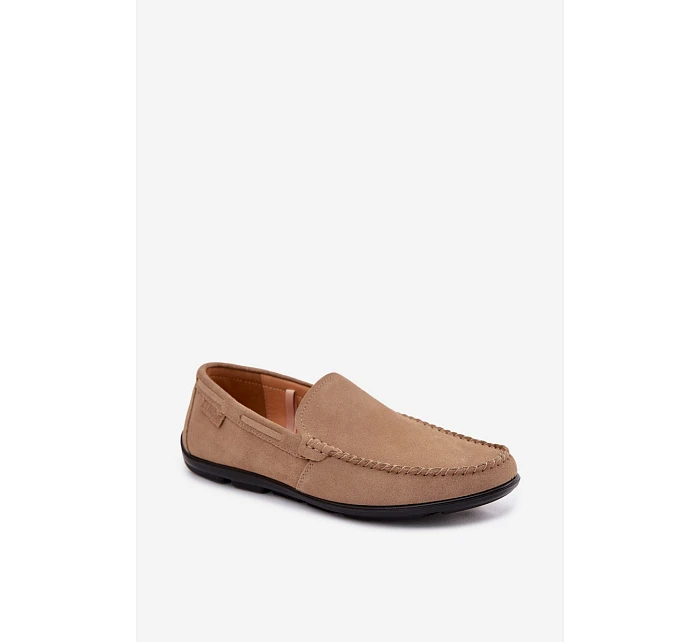 Pánské mokasíny z přírodního semiše Big Star Béžové