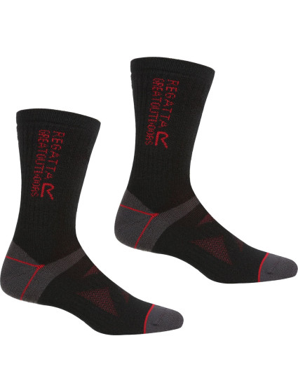 Pánské ponožky  Wool Hiker  černé model 18684668 - Regatta