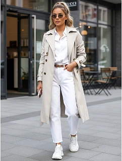 FashionStreet béžový dvouřadový trenčkot TY5351