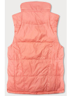 Oboustranná dámská vesta v lososové barvě (2383)