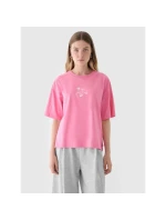 Dámské tričko oversize s potiskem model 21432950 - 4F Dámské tričko oversize s potiskem model 21432950 - 4F