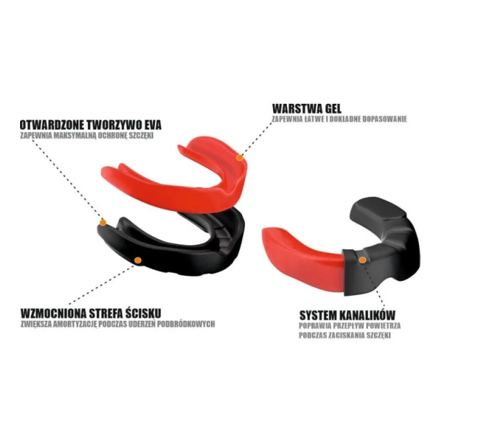 chránič + krabička černá a červená | model 21437997 - DBX Bushido chránič + krabička černá a červená | model 21437997 - DBX Bushido