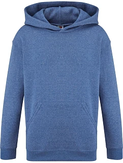 Classic Kids Hooded Sweat Dětská mikina s kapucí model 22534582 retro heather royal - Fruit of the Loom