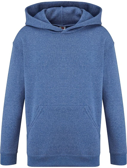 Fruit of the Loom Classic Kids Hooded Sweat Dětská mikina s kapucí 16.2043 retro heather royal Fruit of the Loom Classic Kids Hooded Sweat Dětská mikina s kapucí 16.2043 retro heather royal
