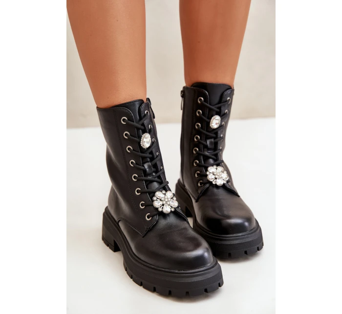 Dámské Eko Kožené Pracovní Boty S Černé model 21670252 - Boto Dámské Eko Kožené Pracovní Boty S Černé model 21670252 - Boto