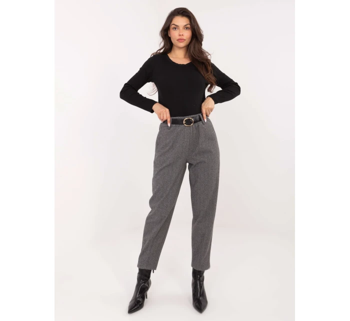 Spodnie IT SP model 21776425 ciemny szary - FPrice Spodnie IT SP model 21776425 ciemny szary - FPrice