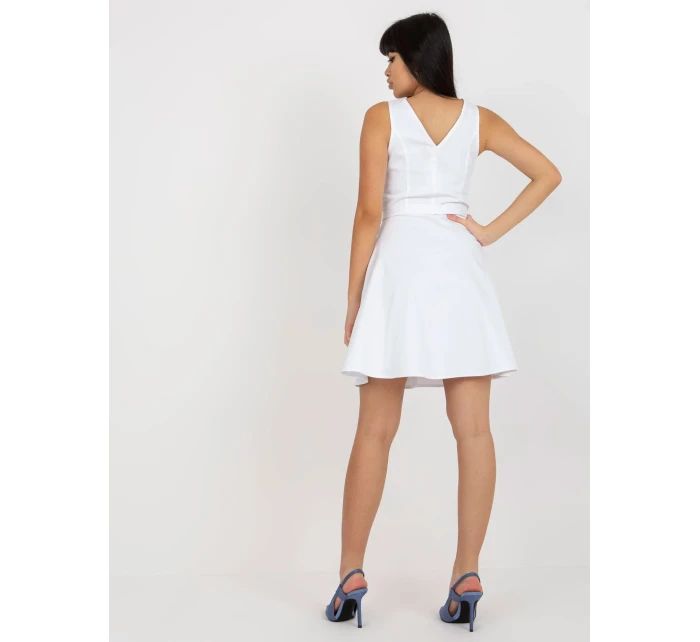 Dámské šaty LK SK 508253 šaty.44P bílá - FPrice Dámské šaty LK SK 508253 šaty.44P bílá - FPrice