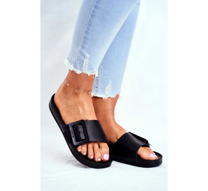 Dámské elegantní pantofle Big Star - černé