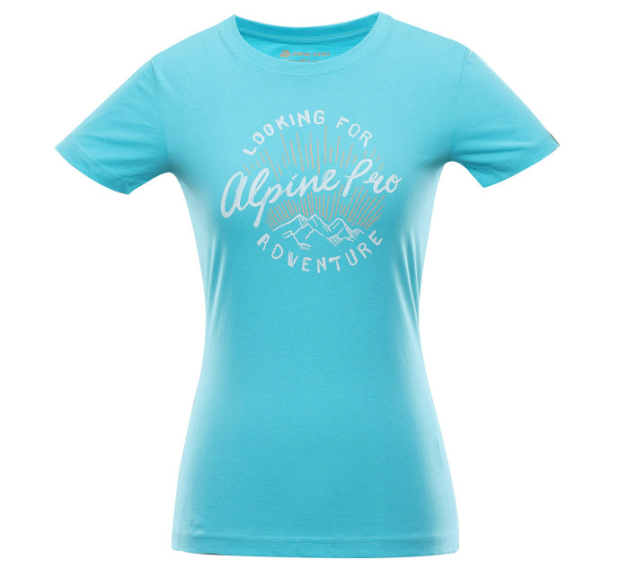Dámské bavlněné triko ALPINE PRO UNEGA 8 curacao varianta pg