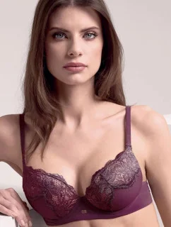 Dámská podprsenka 11900 Bordó - Lormar