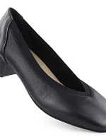 Dámské kožené lodičky 43452-00 černé - Rieker