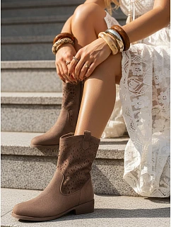 damskie na  brązowe model 22042883 - FashionStreet