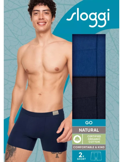 sloggi men GO Natural Short C2P - BLUE - SLOGGI BLUE - SLOGGI