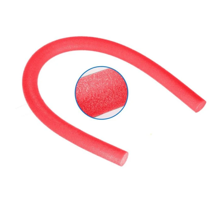 BAZÉNOVÁ NUDLE PRO VÝUKU PLAVÁNÍ V PŘÍJEMNÉ ČERVENÉ BARVĚ