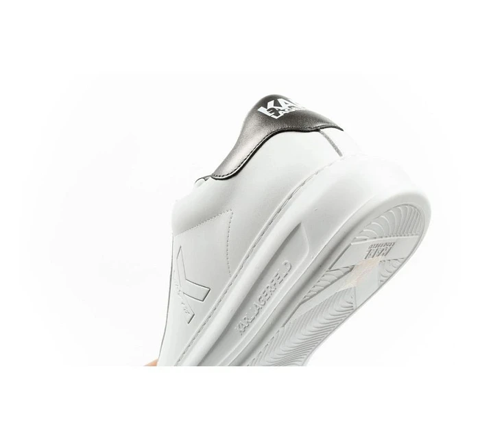 pánské tenisky model 22056000 z přírodní kůže bílé - Karl Lagerfeld