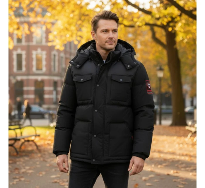 Geografické Norsko pánská bunda DB BLACK MEN BLACK model 21768386 - Geographical Norway
