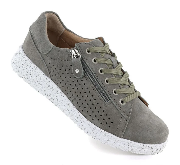 Dámské kožené boty na platformě zelené M.Daszynski model 22068758 - M. Daszyński Dámské kožené boty na platformě zelené M.Daszynski model 22068758 - M. Daszyński