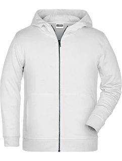 Daiber 8026K Dětská mikina s kapucí 02.826K white