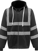 Yoko HVK 07 Hi-Vis mikina s kapucí 79.VK07 black