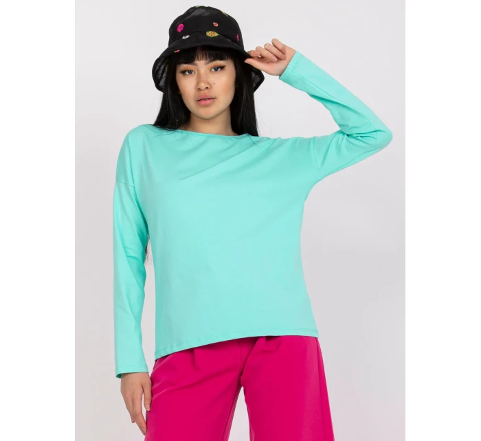 Halenka RV BZ model 21334682 tyrkysová - FPrice Halenka RV BZ model 21334682 tyrkysová - FPrice