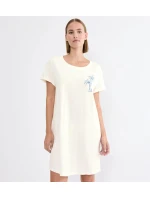Nightdresses NDK X - SILK WHITE - TRIUMPH SILK WHITE - TRIUMPH