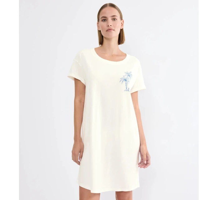 Nightdresses NDK X - SILK WHITE - TRIUMPH SILK WHITE - TRIUMPH