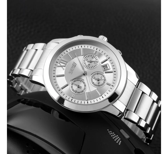 Pánské hodinky Skmei 9097SI + BOX Pánské hodinky Skmei 9097SI + BOX