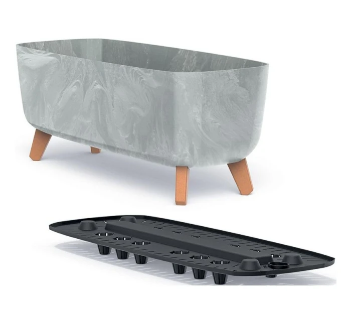 GRACIA CASE CONTAINER BETON EFFECT 58x24CM dětské